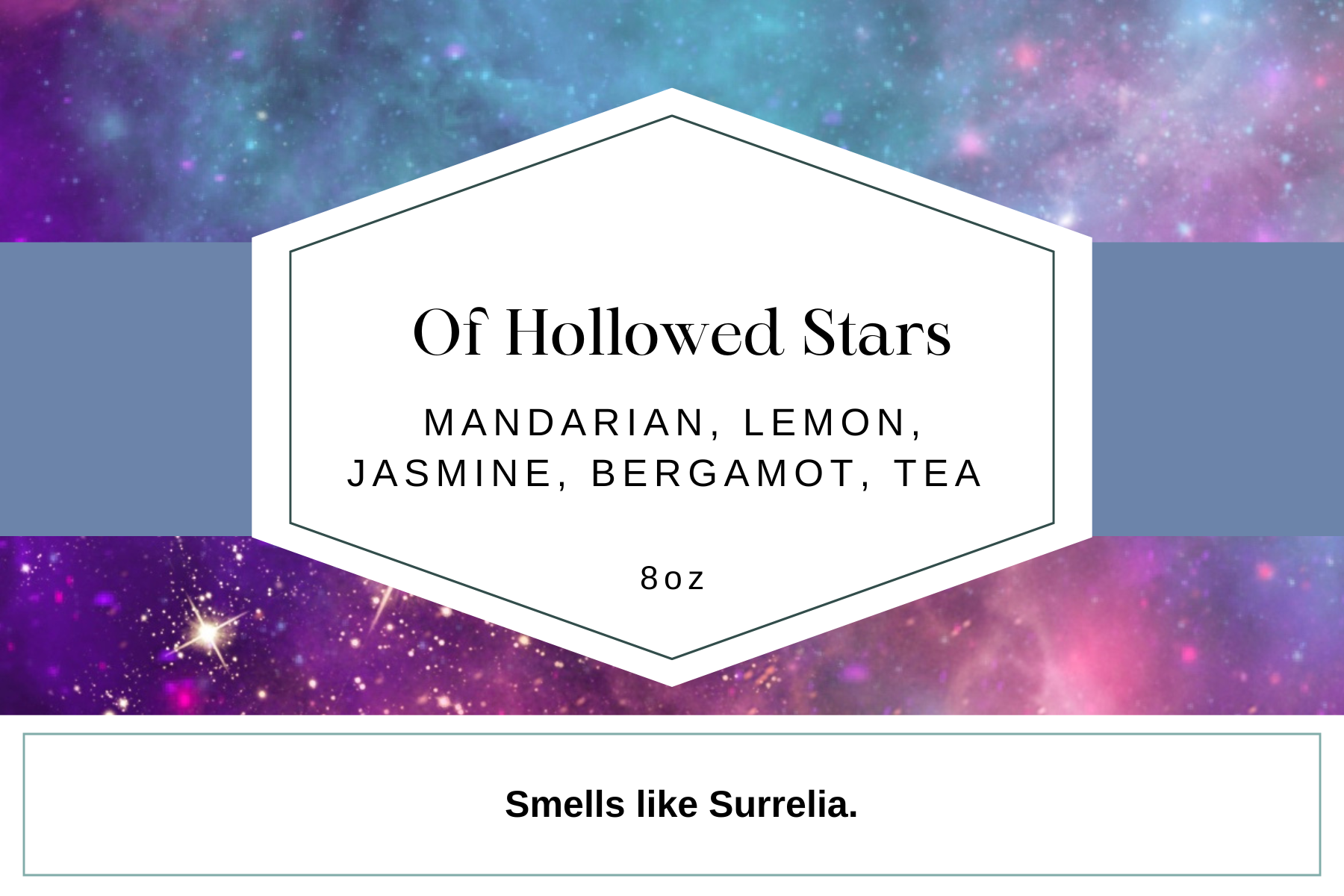 Of Hollowed Stars 8oz Candle