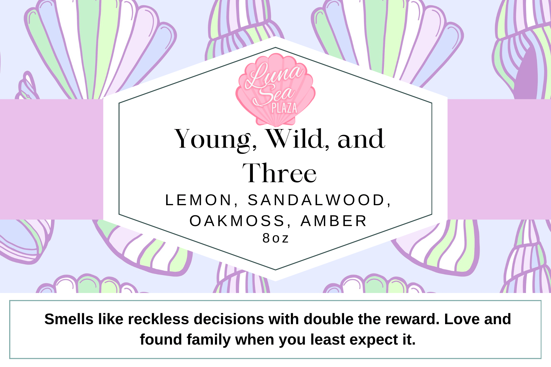 Young, Wild, and Three 8oz Candle