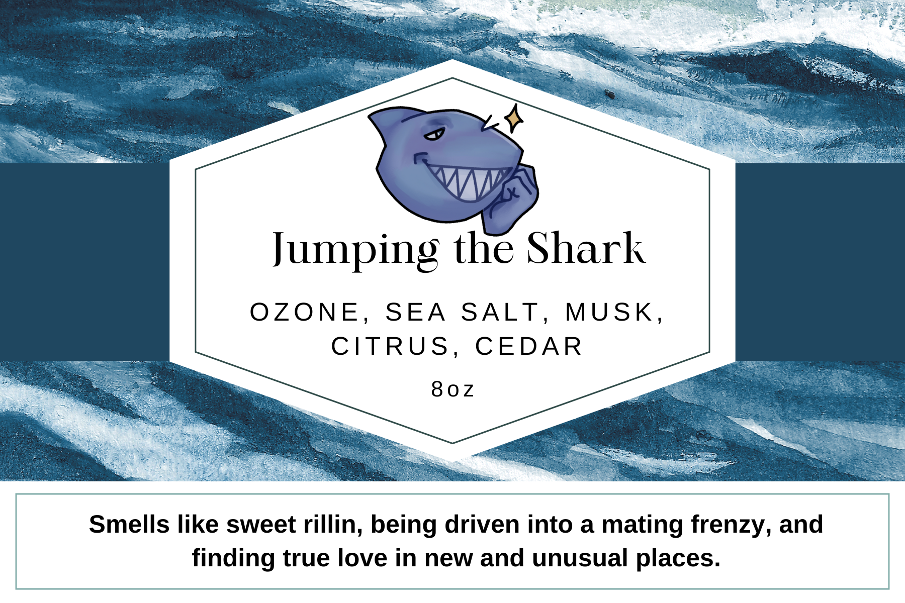 Jumping the Shark 8oz Candle