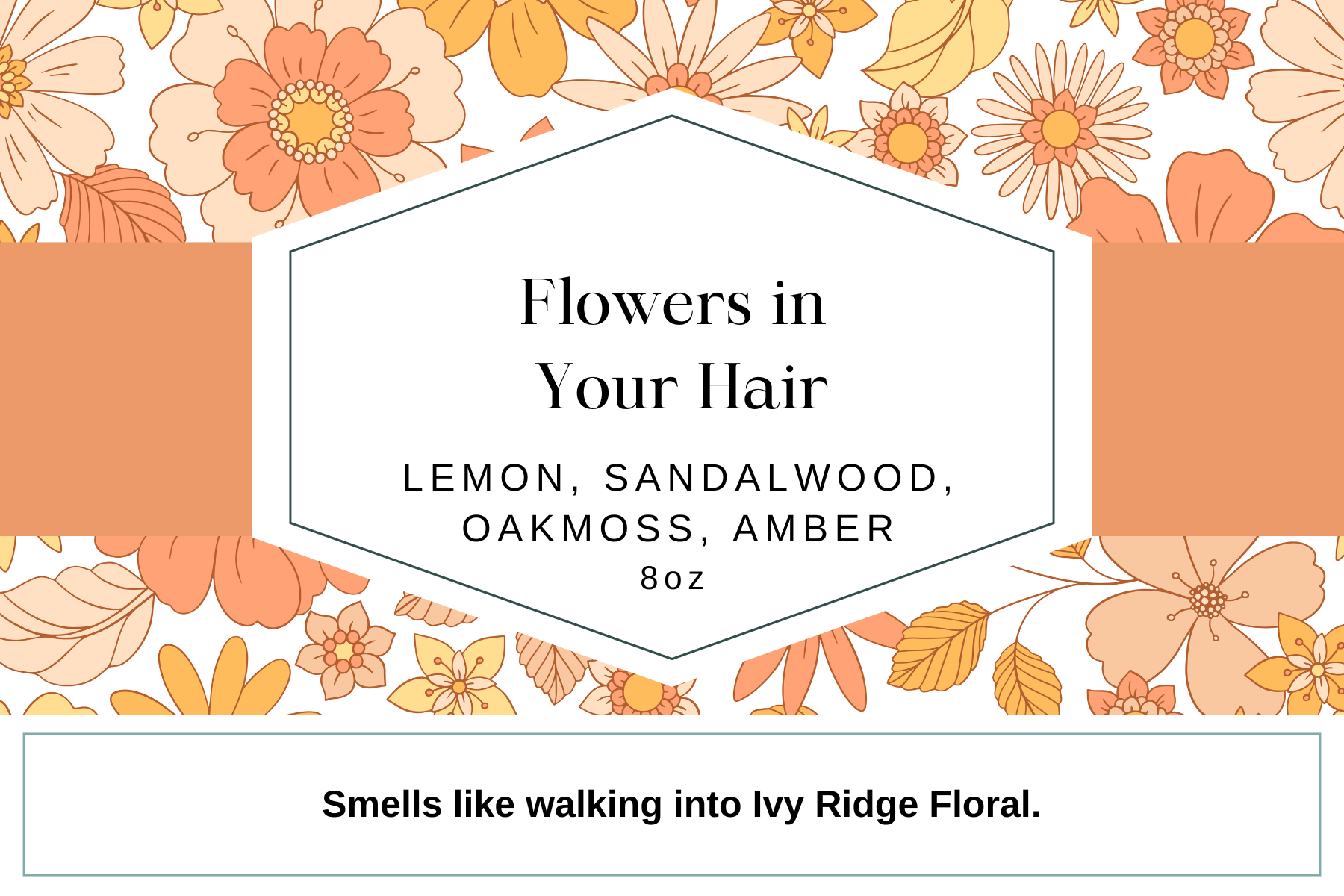 Flowers In Your Hair 8oz Candle