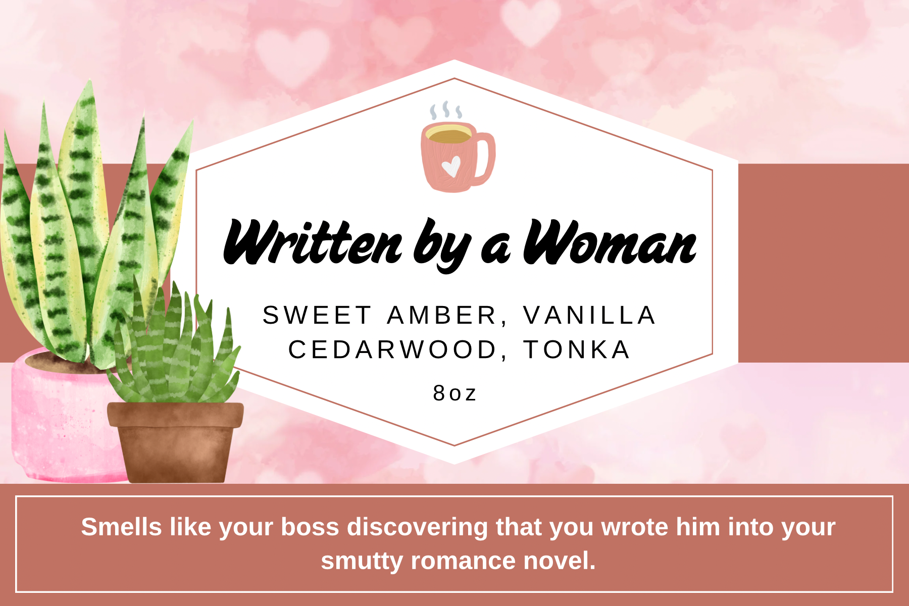 Written by a Woman 8oz Candle