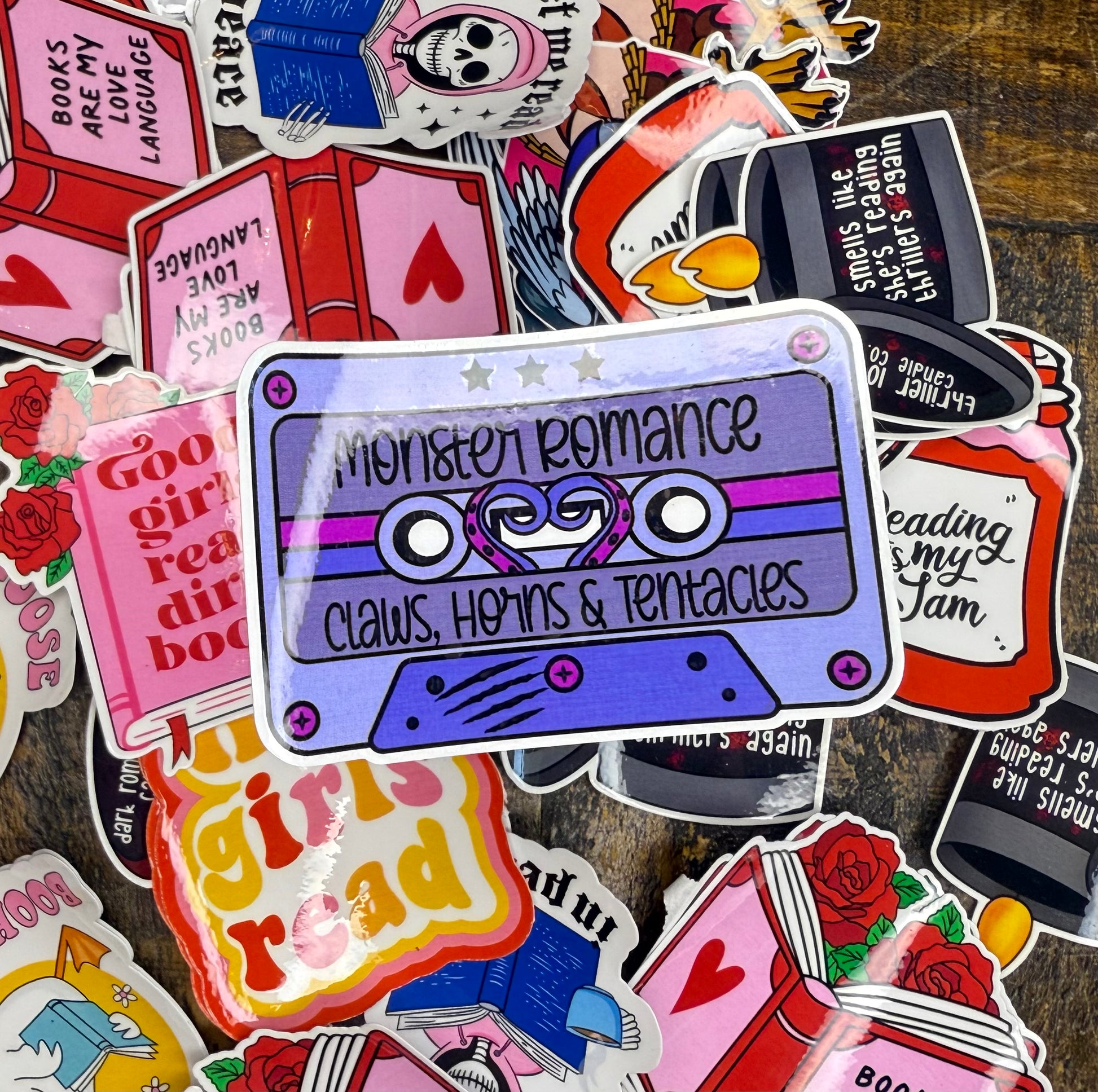 Monster Romance Casette Tape 3in Sticker
