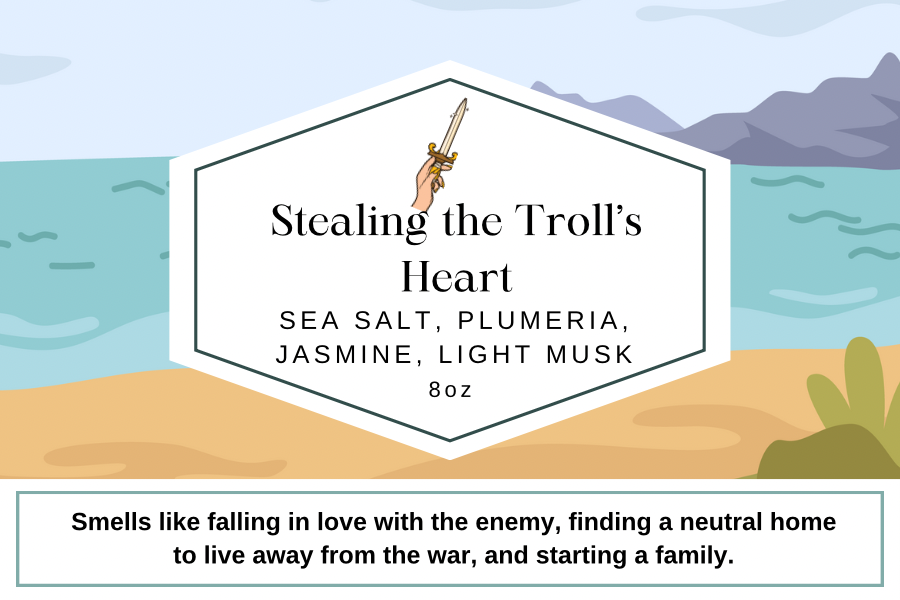 Stealing the Troll’s Heart 8oz Candle