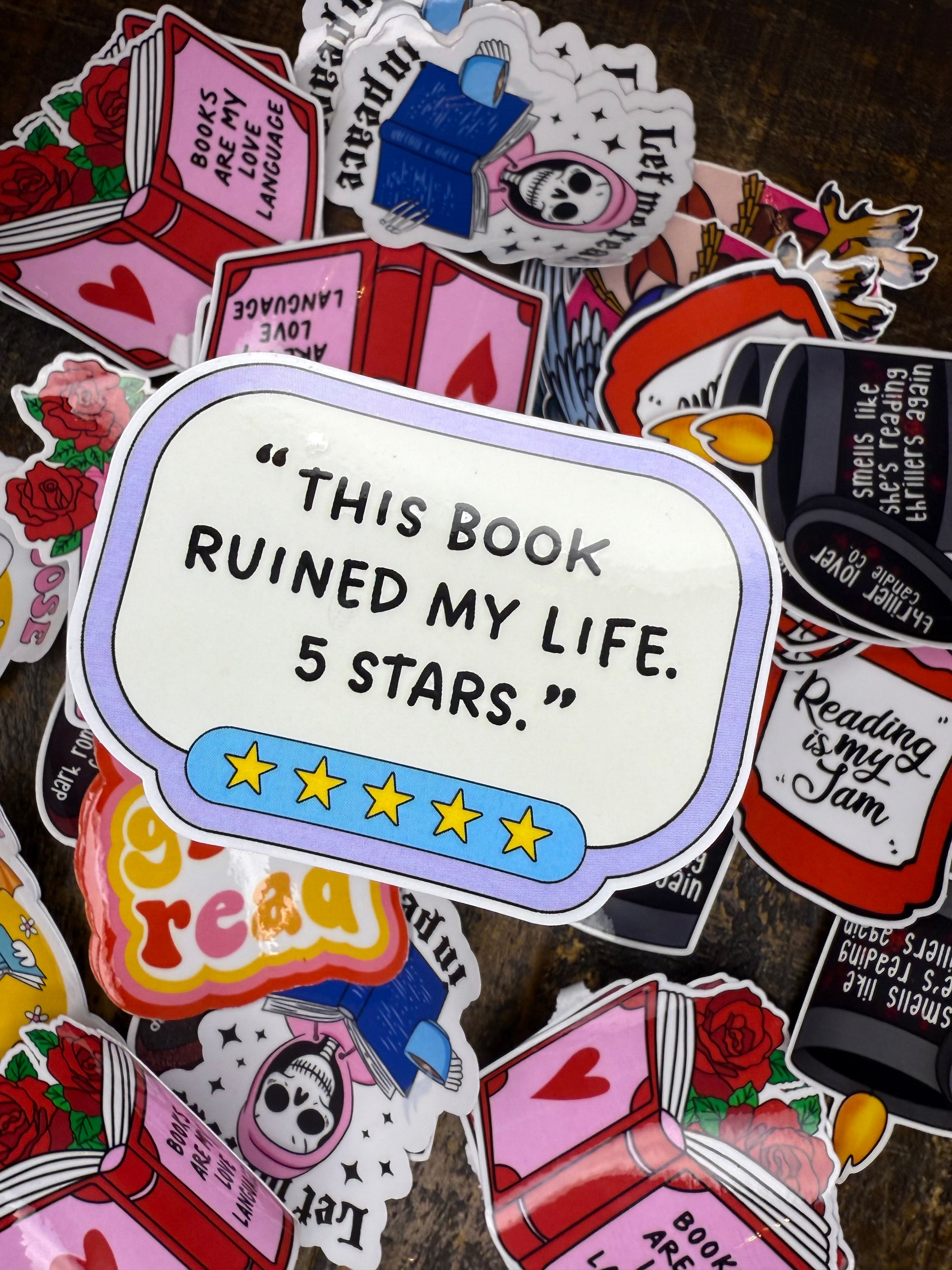 This Book Ruined My Life Sticker