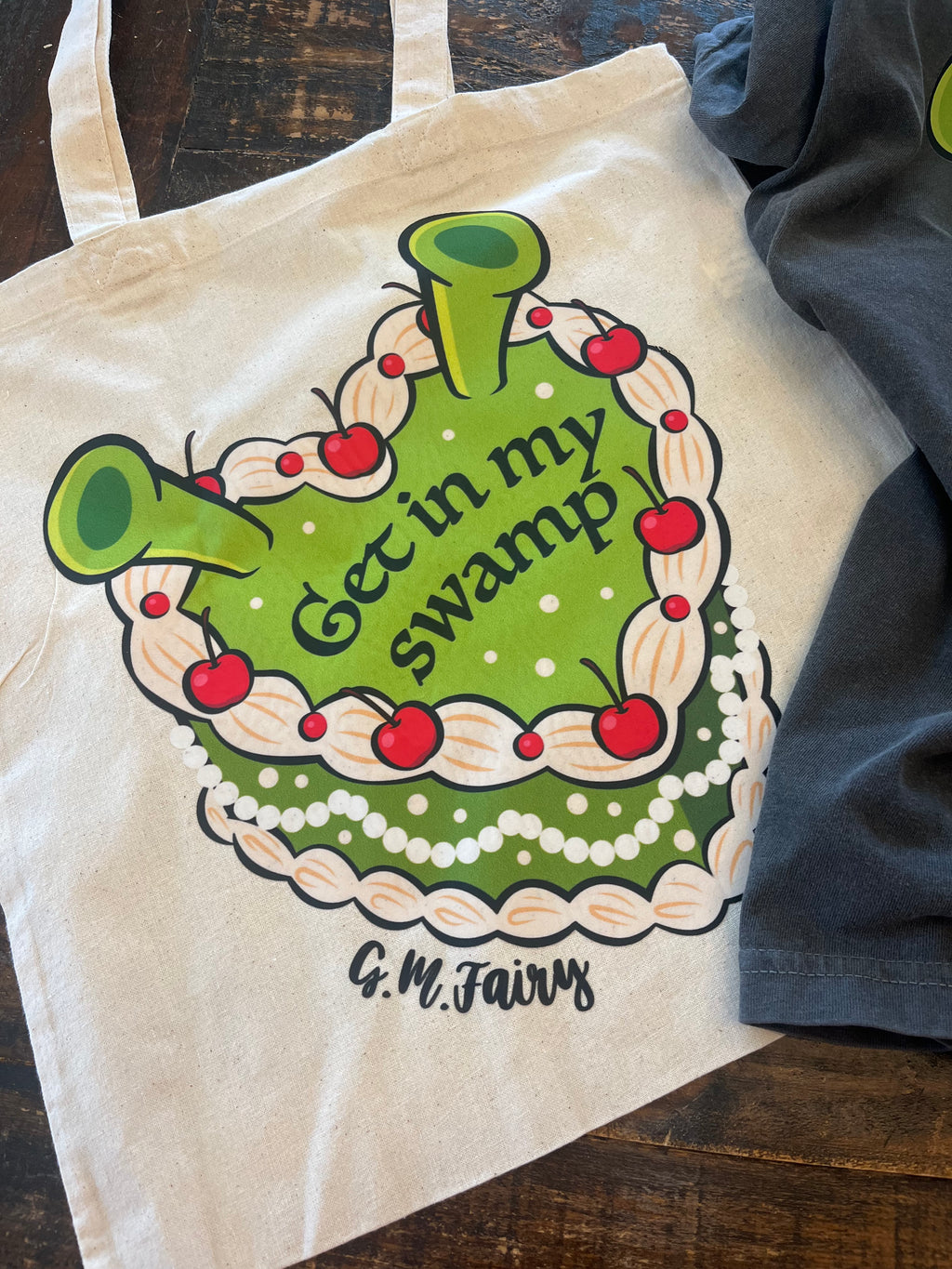 Get In My Swamp Reusable Tote Bag