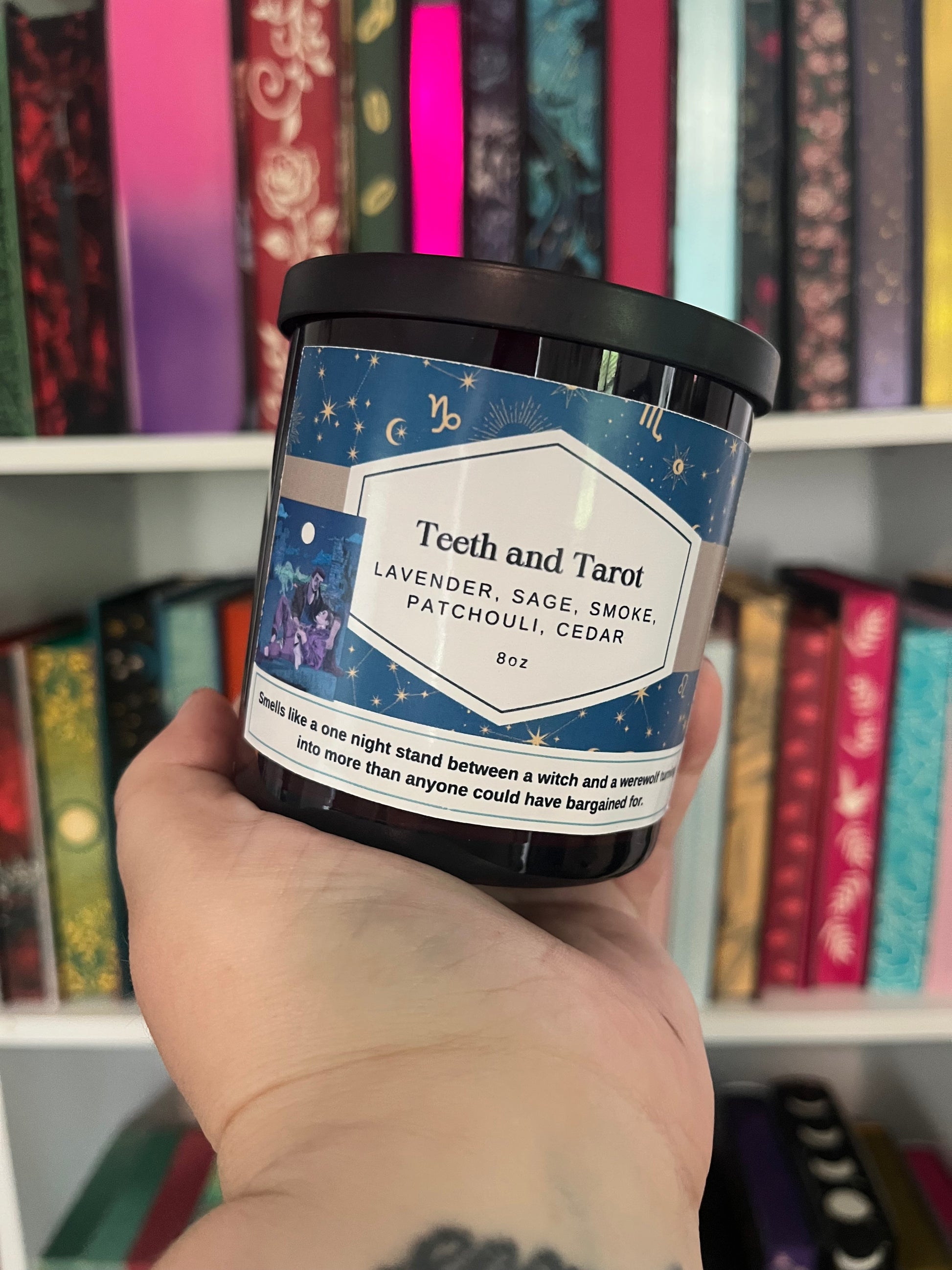 Teeth and Tarot 8oz Candle
