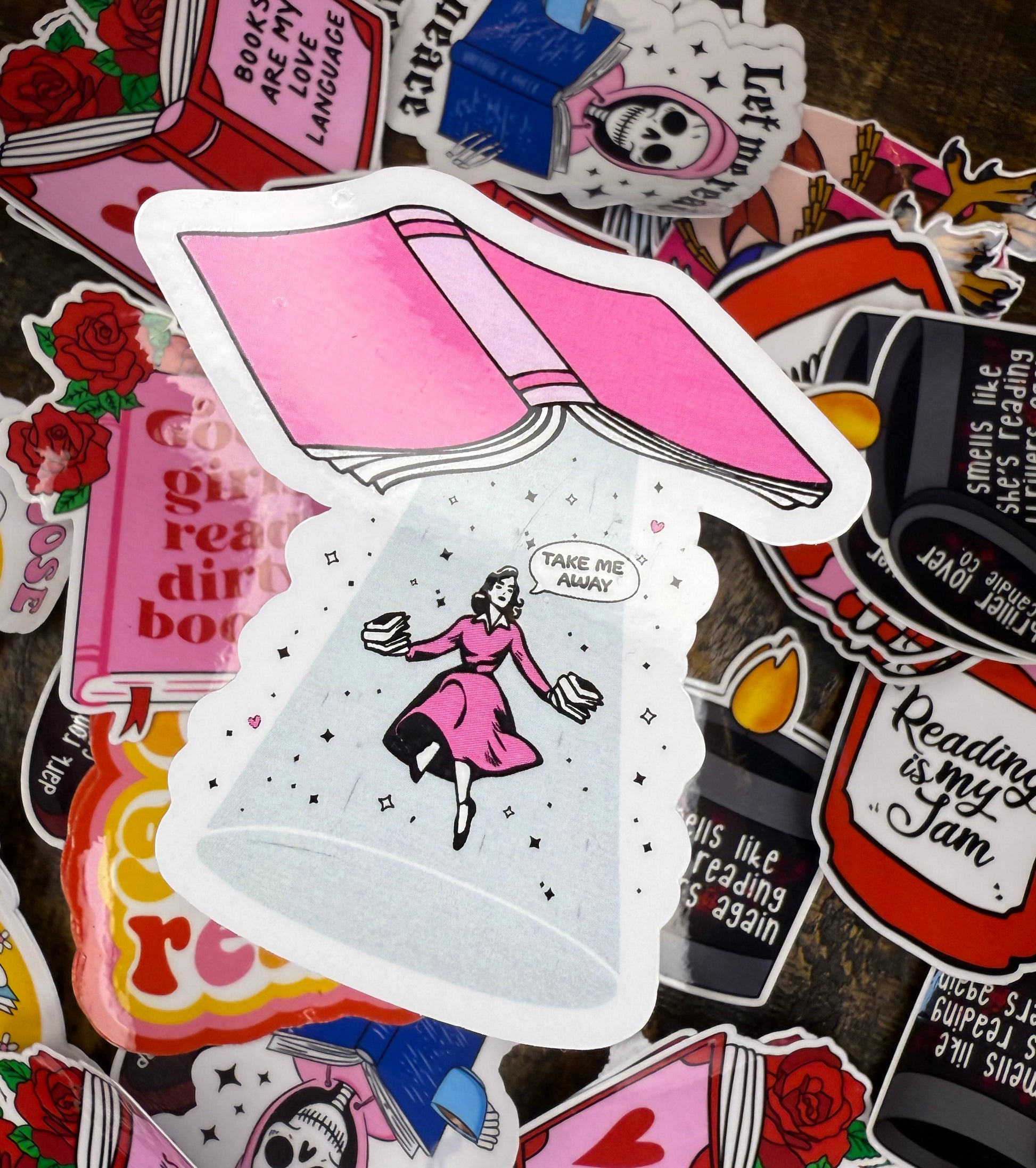 Alien Abduction Sticker