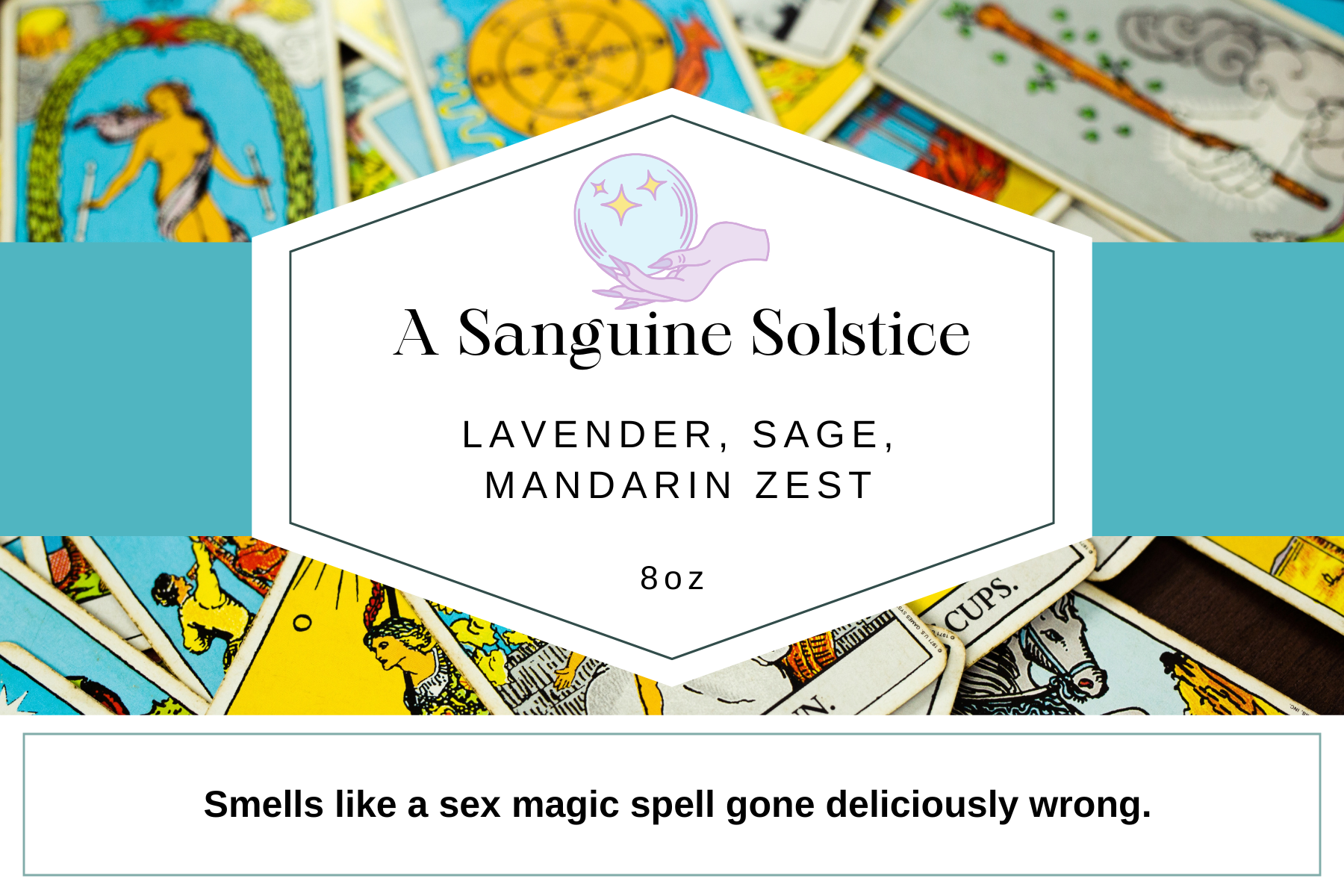 A Sanguine Solstice 8oz Candle