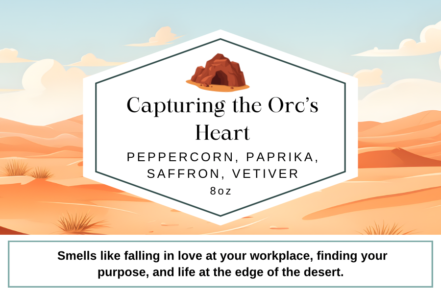 Capturing the Orc’s Heart 8oz Candle