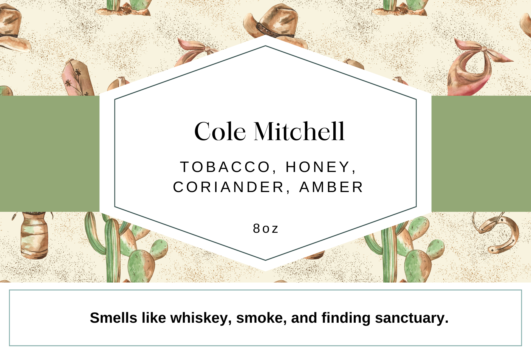 Cole Mitchell 8oz Candle