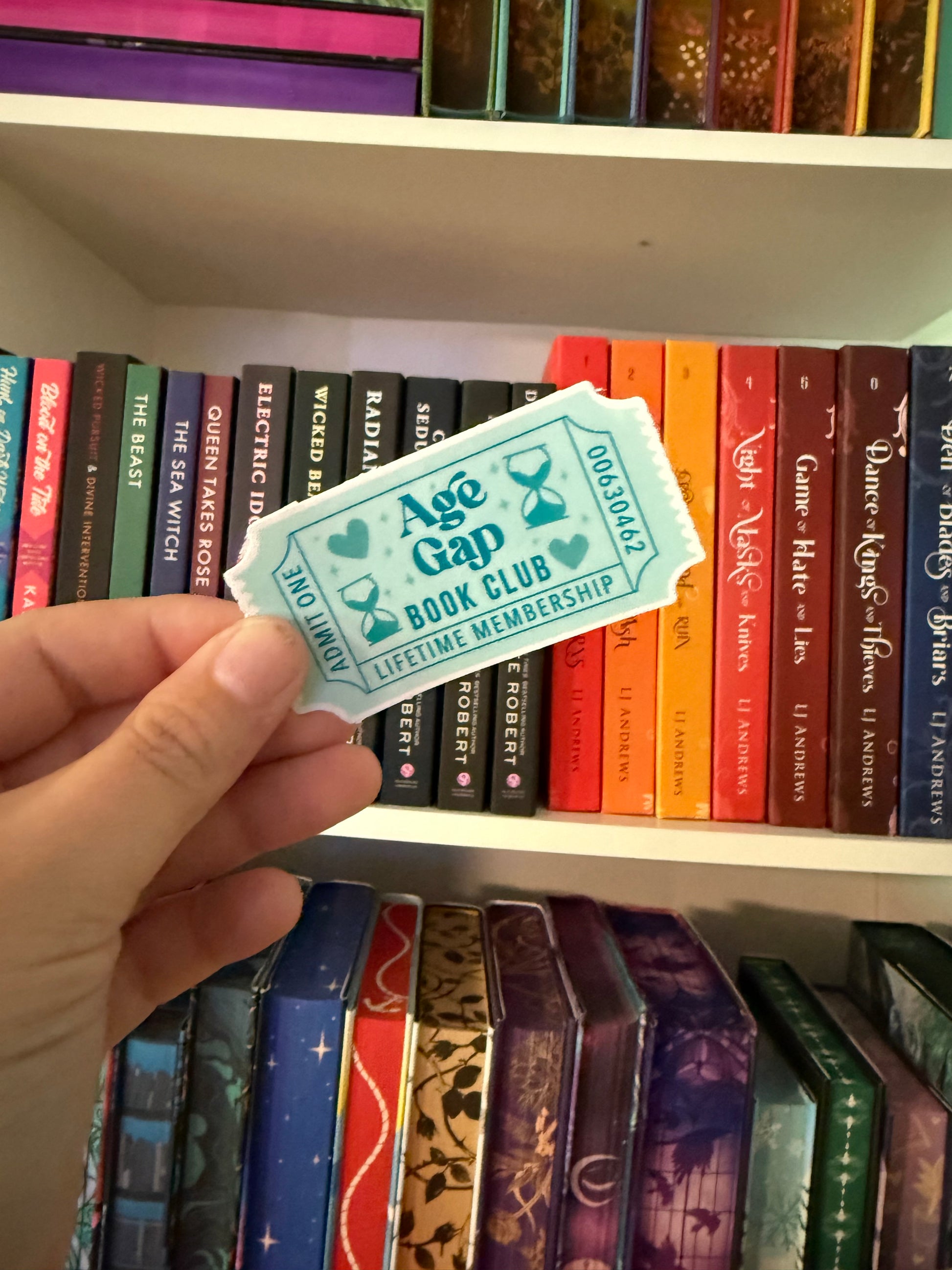 Age Gap Book Club Sticker