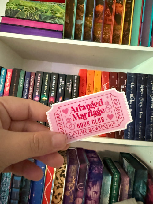 Arranged Marriage Book Club Sticker