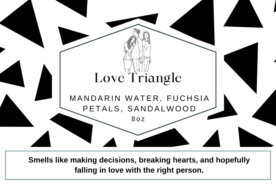 Love Triangle 8oz Candle