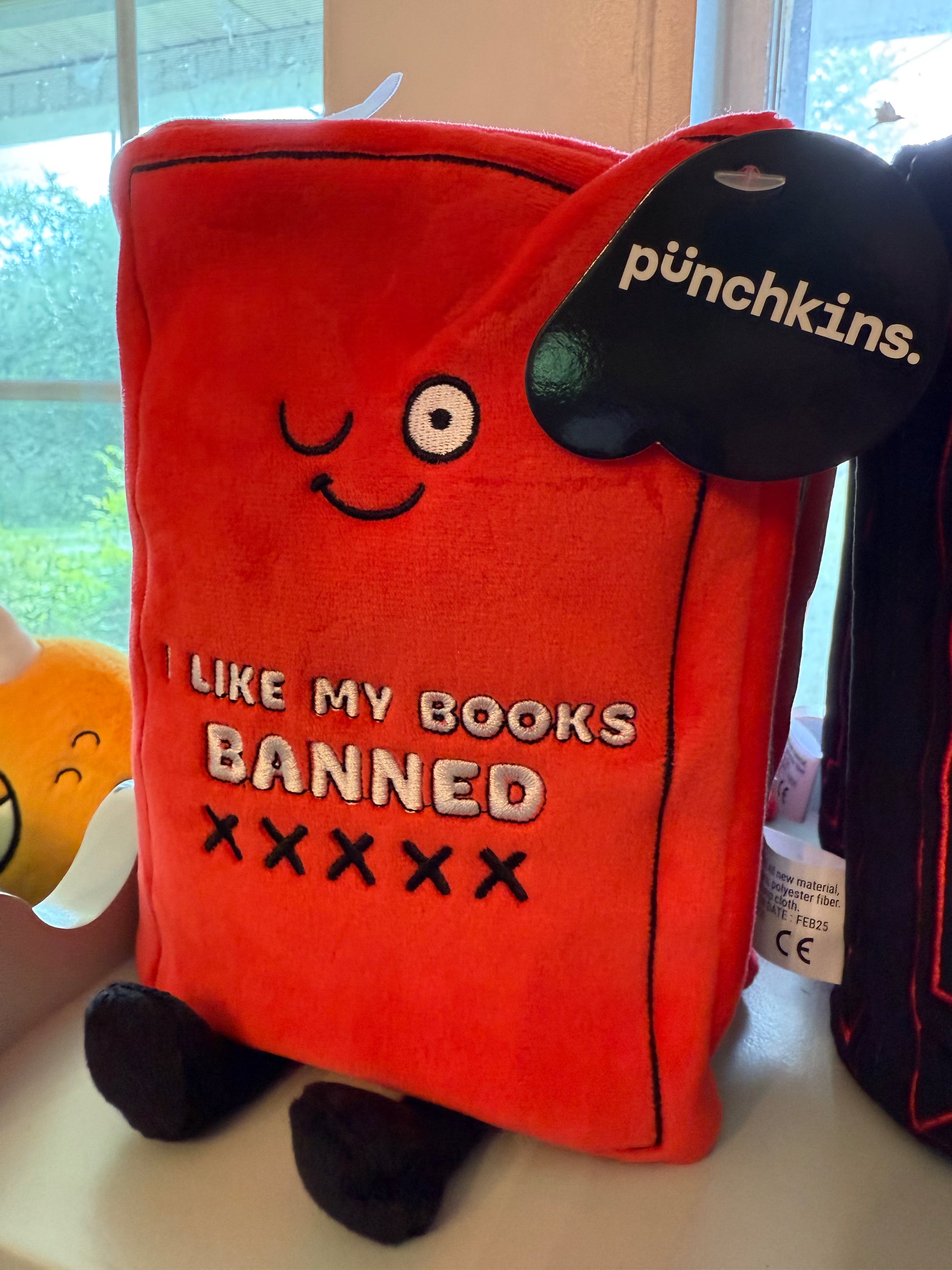I Like My Books Banned PUNCHKINS Book Plush