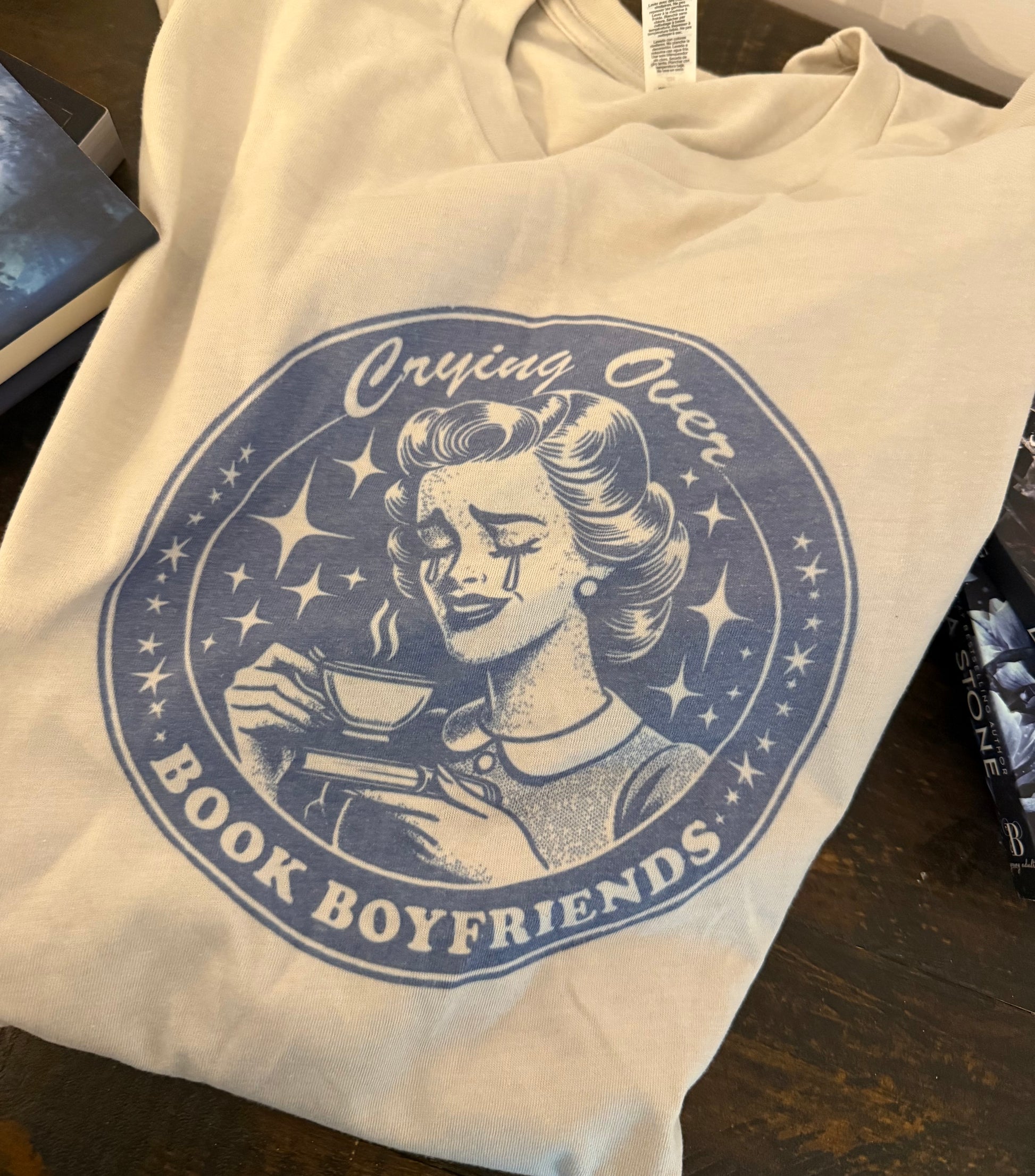 Crying Over Book Boyfriends T-Shirt