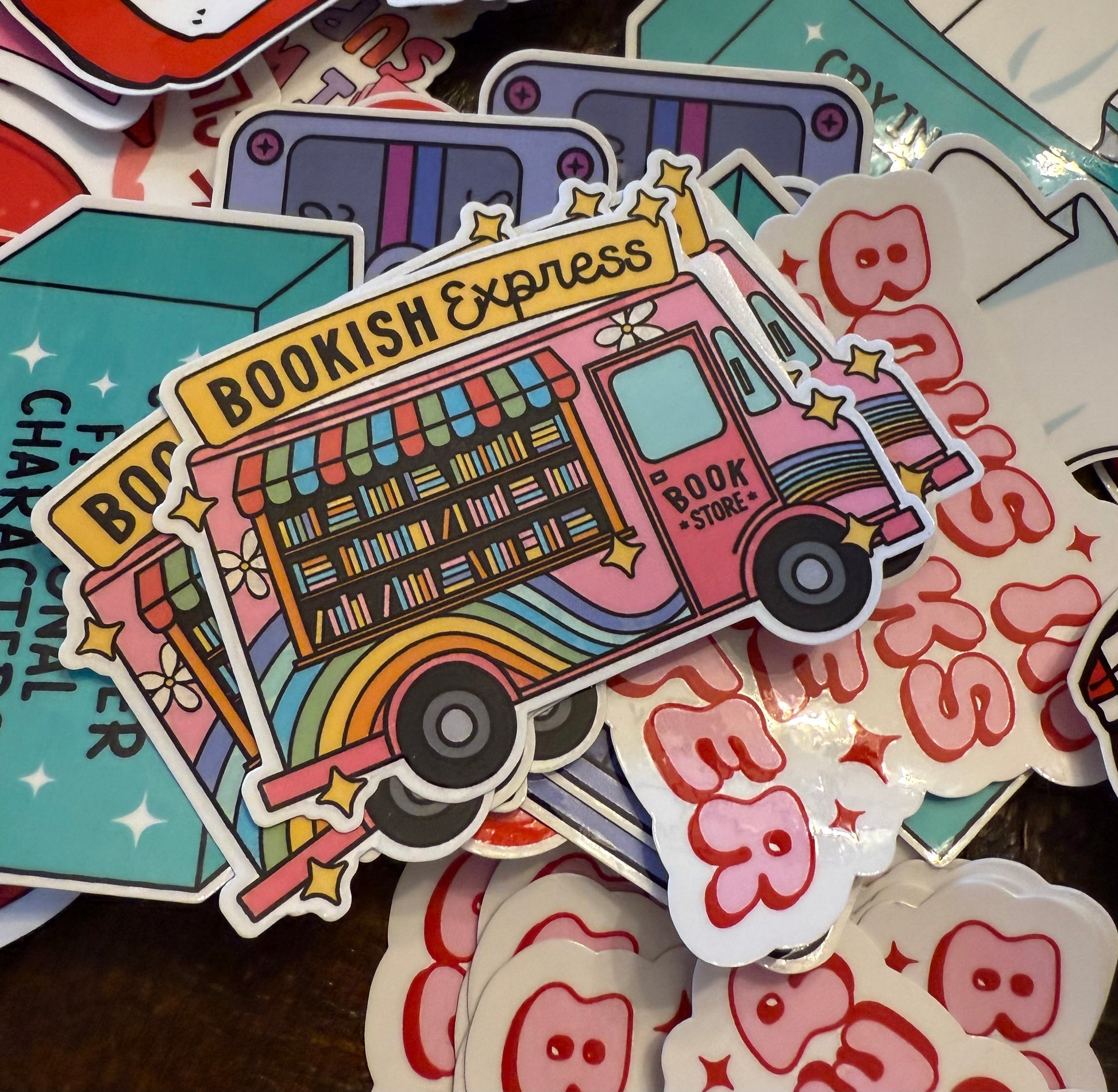 Bookish Express Sticker