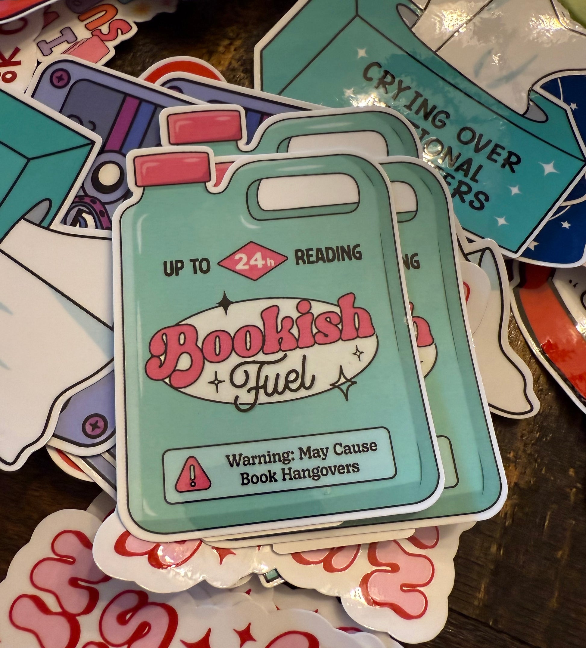 Bookish Fuel Sticker