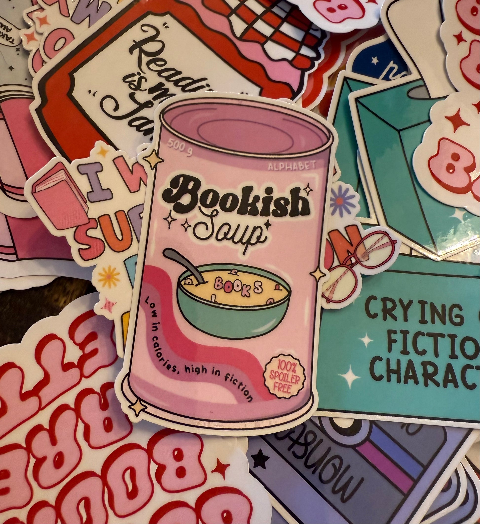 Bookish Soup Sticker