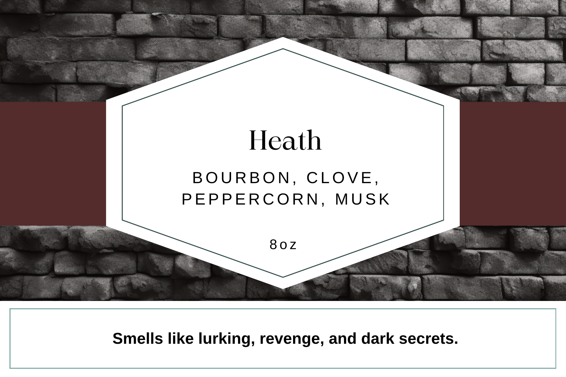 Heath 8oz Candle