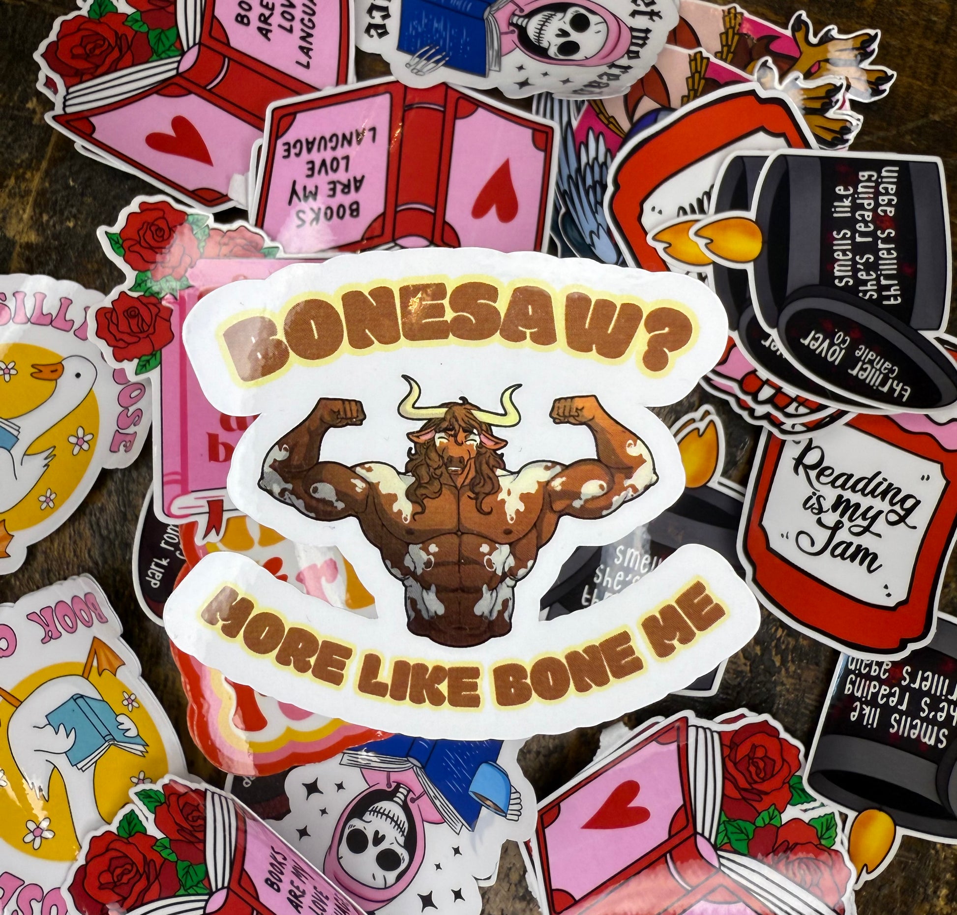 Bonesaw? More Like Bone Me 3in Sticker