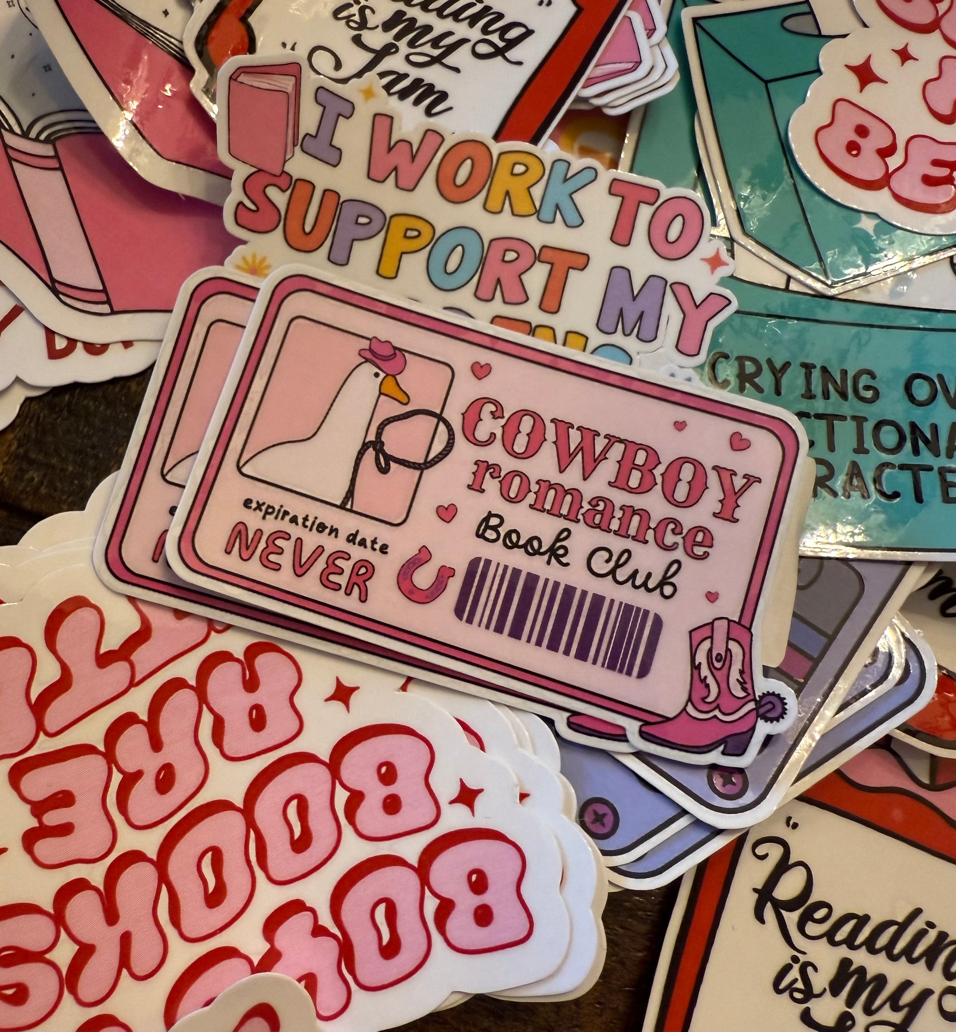 Silly Goose Book Club Card Sticker