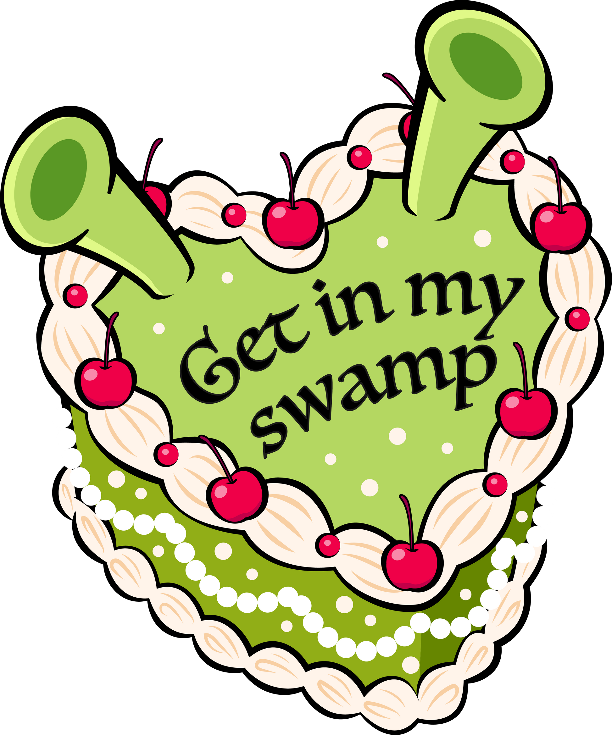 Get In My Swamp 3in Sticker