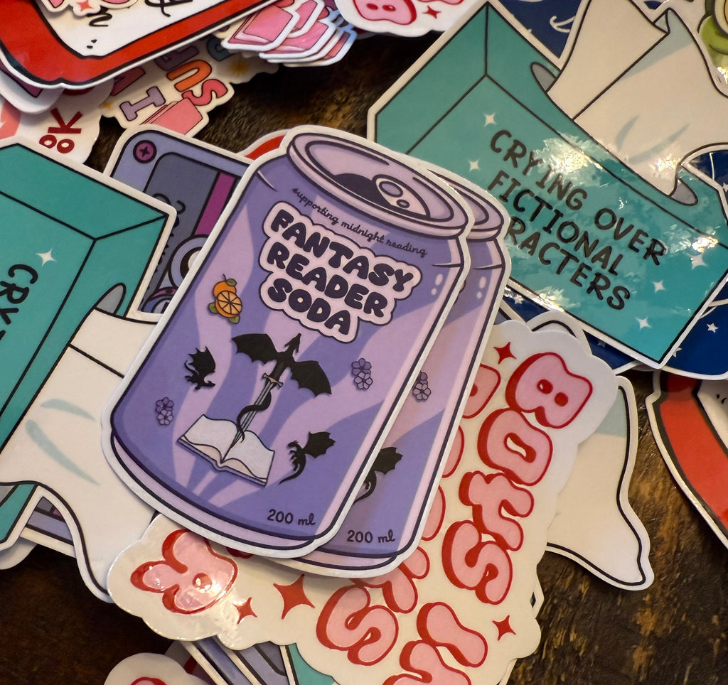 Reader Soda Sticker