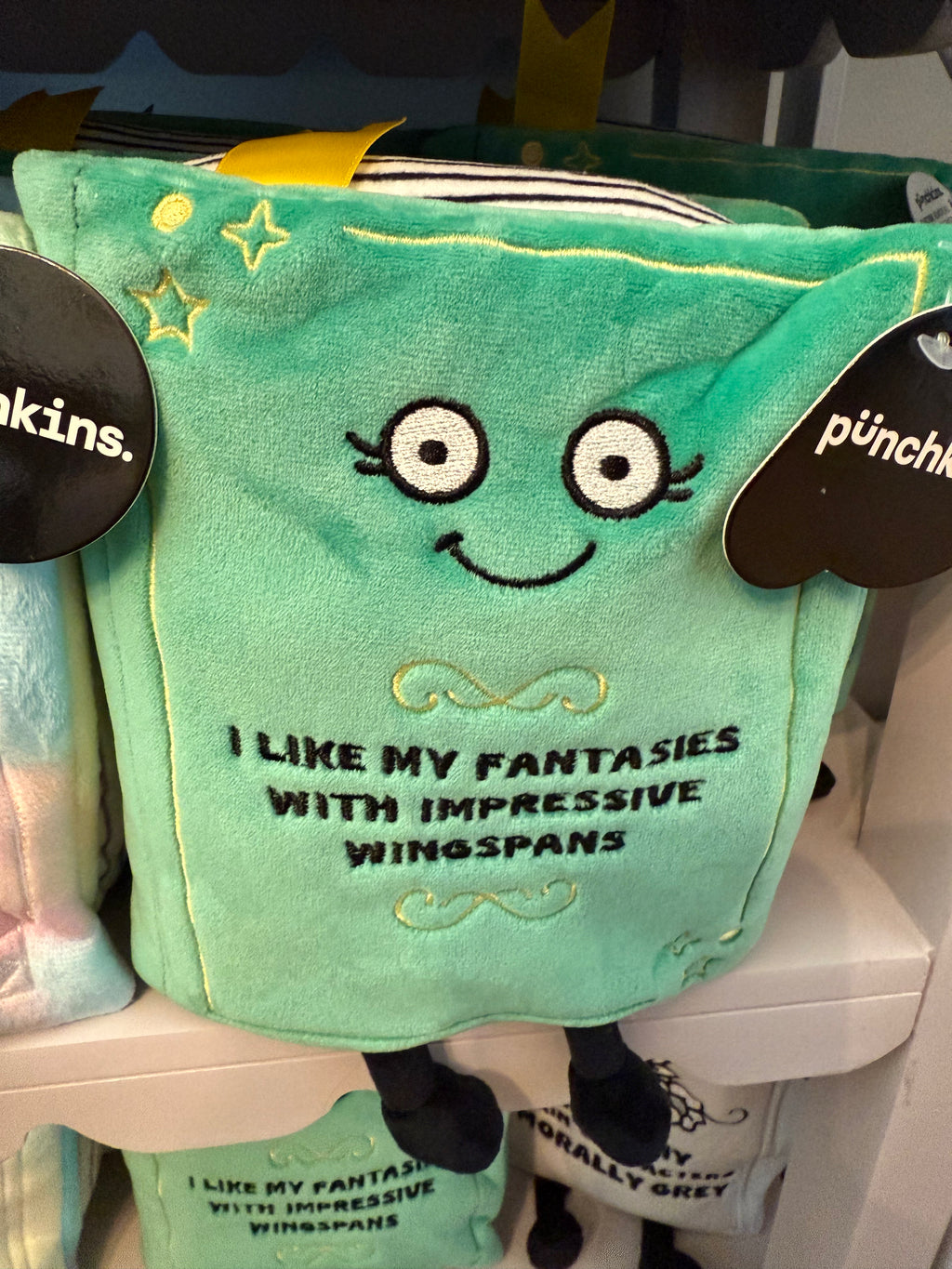 I Like My Fantasies with Impressive Wingspans PUNCHKINS Book Plush