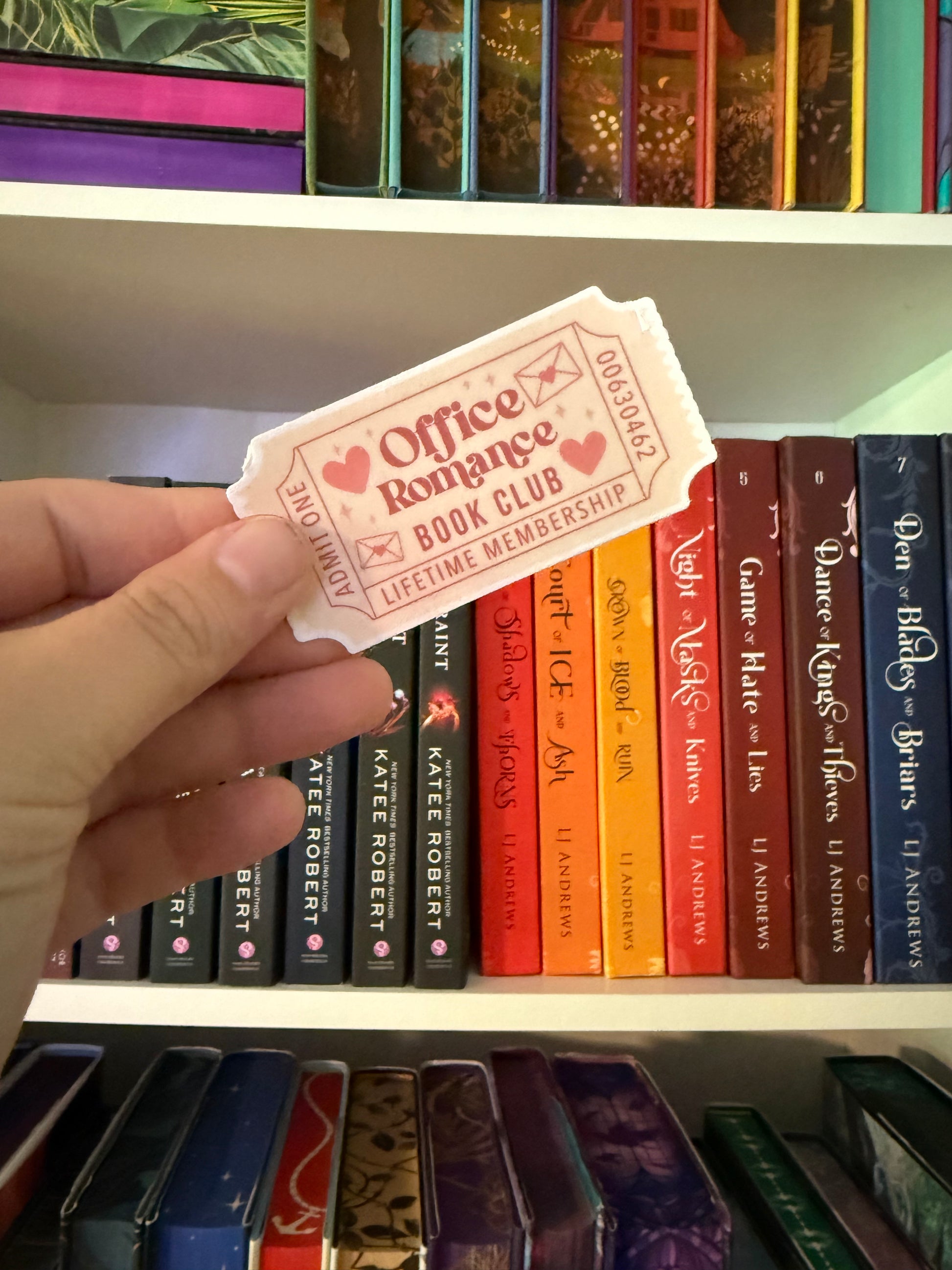 Office Romance Book Club Sticker