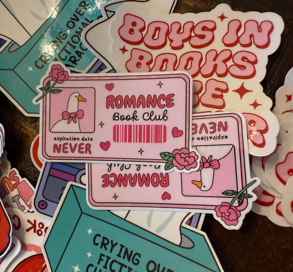 Silly Goose Book Club Card Sticker