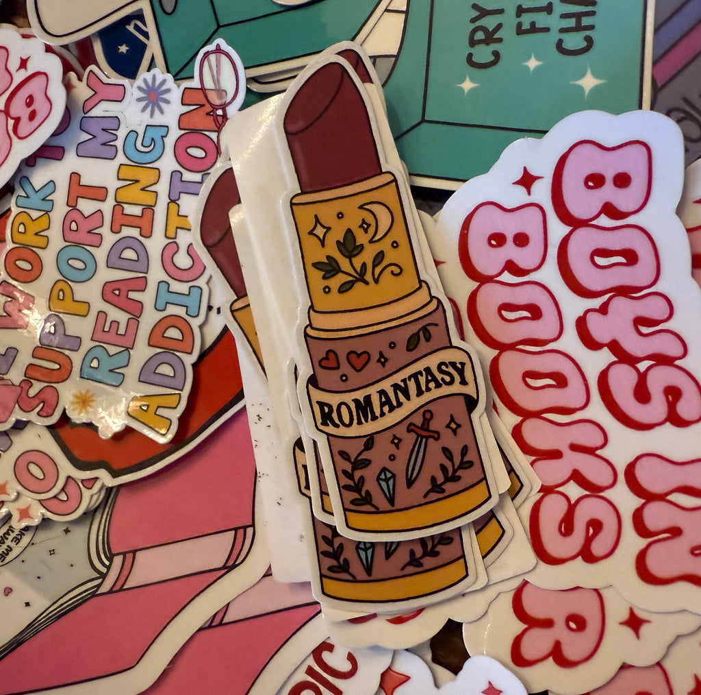Bookish Lipstick Sticker