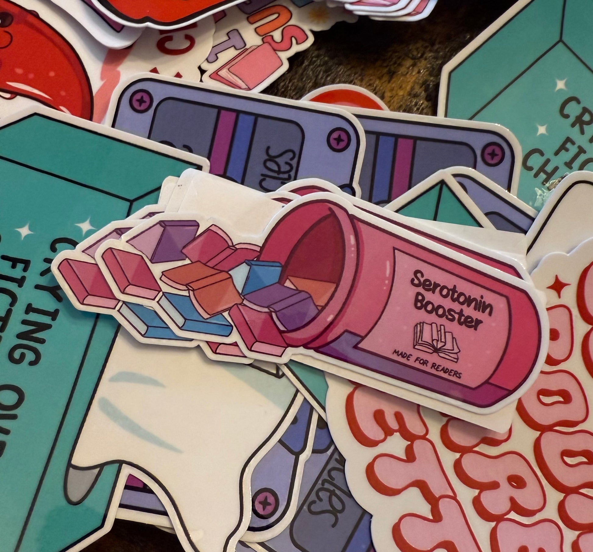 Serotonin Booster Sticker