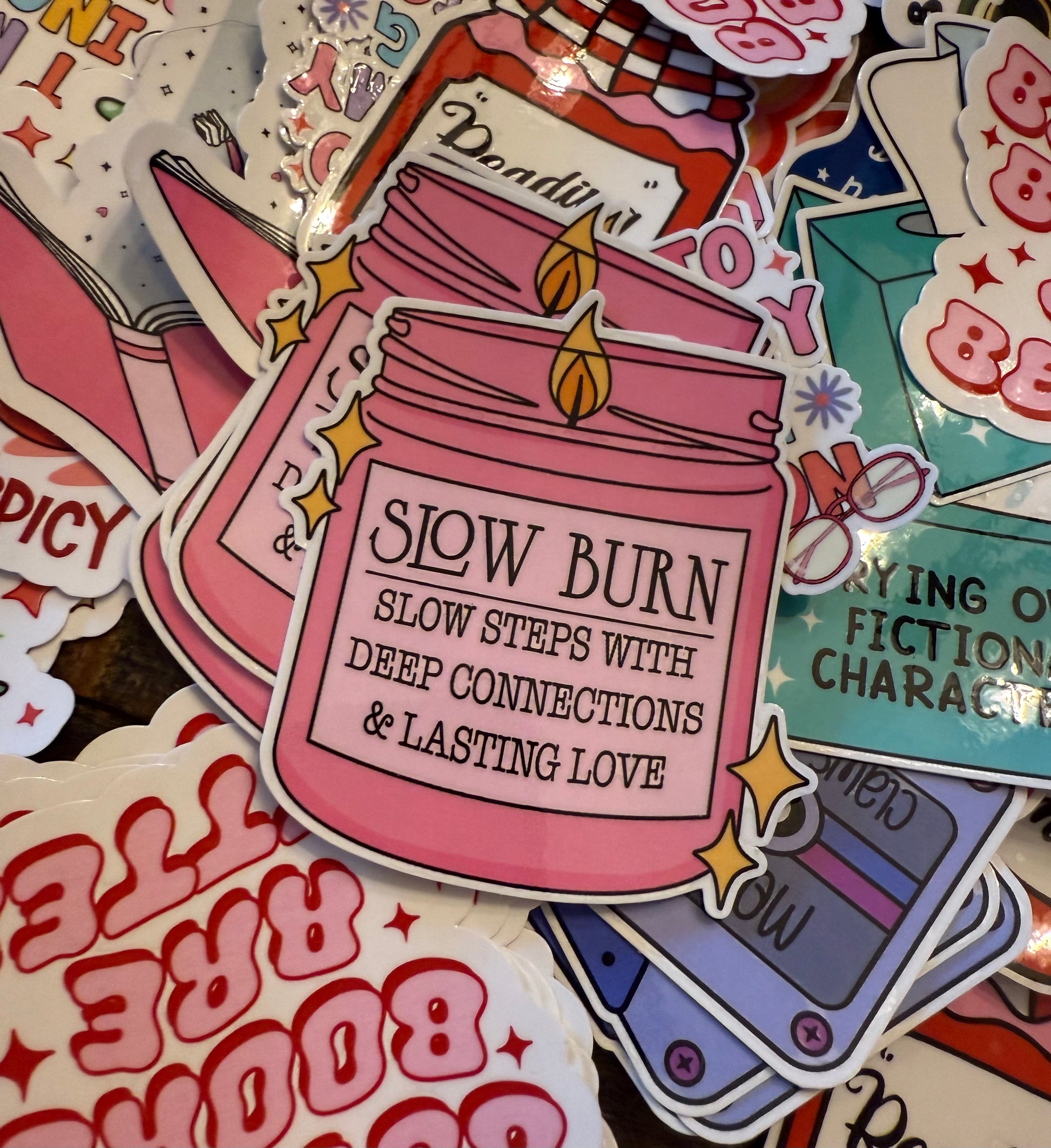 Slow Burn Candle Sticker