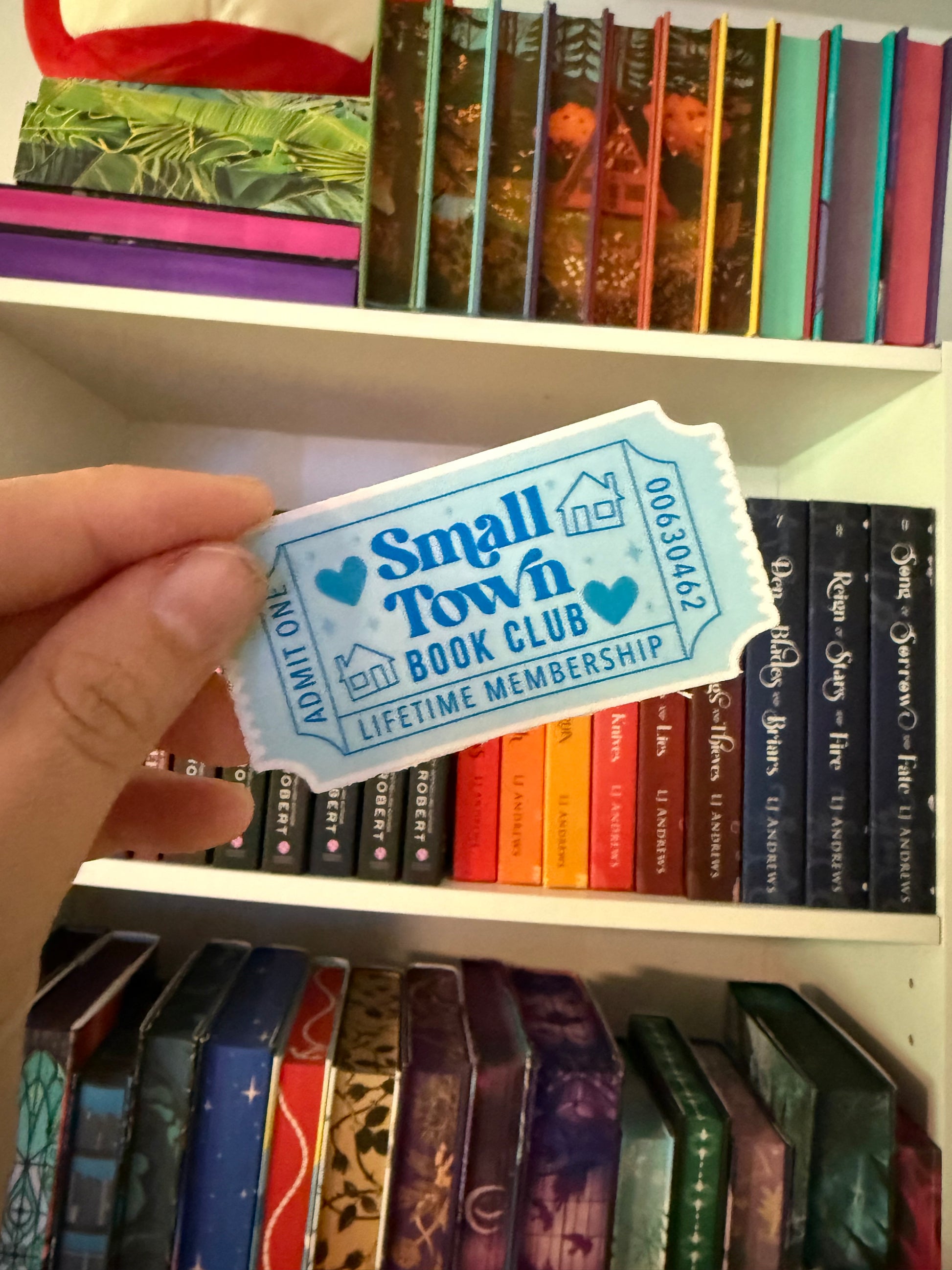 Small Town Book Club Sticker