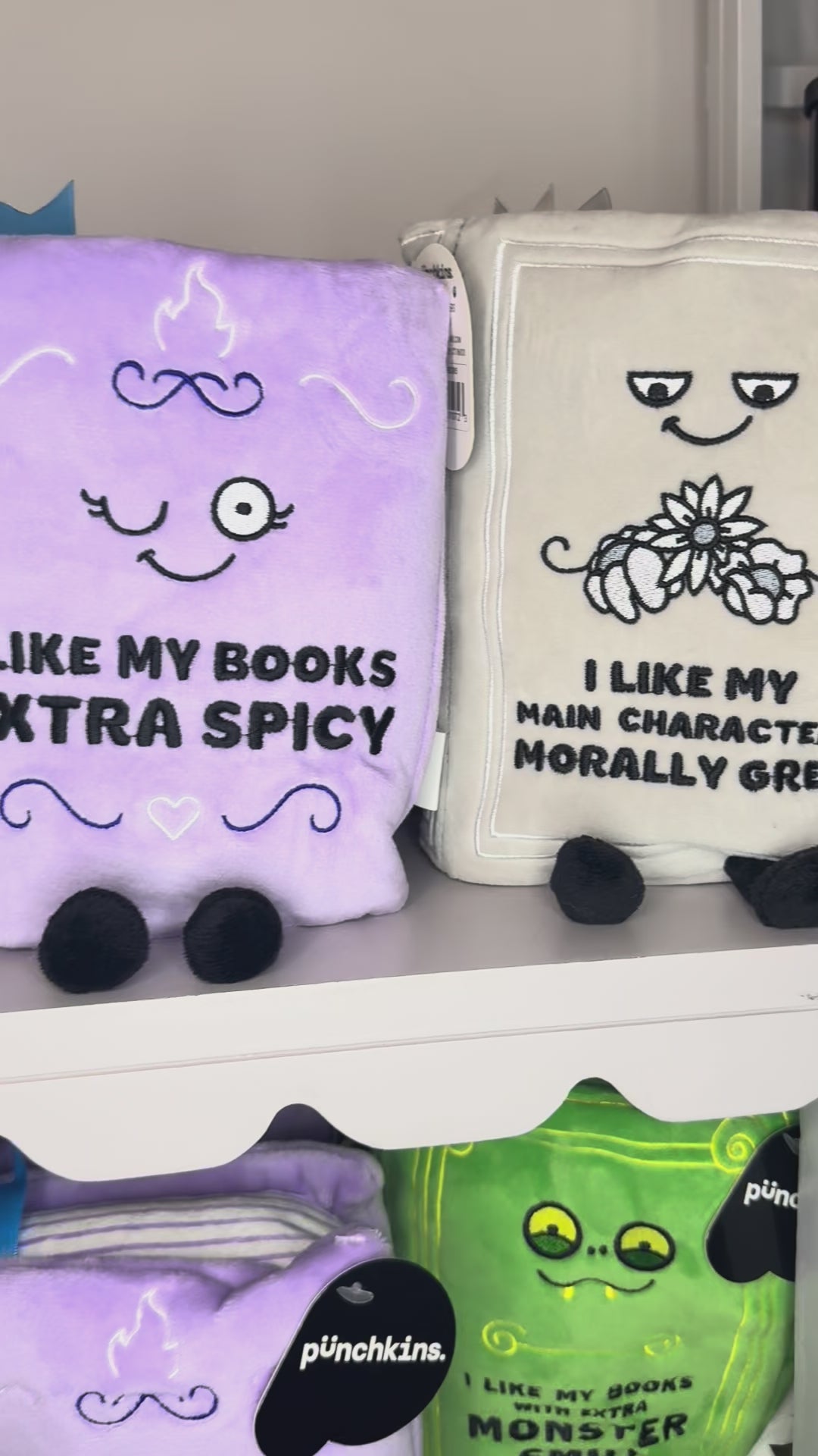 I Like My Fantasies to Help Me Escape Reality PUNCHKINS Book Plush